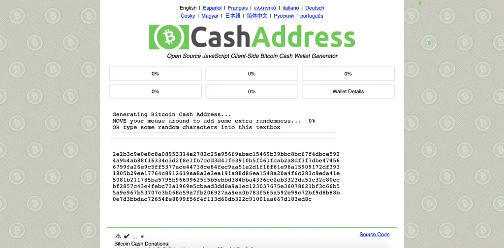 CashAddress錢包
