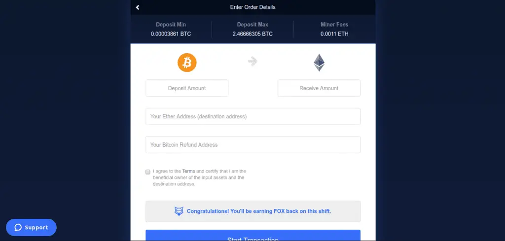 如何在Coinbase中使用Shapeshift