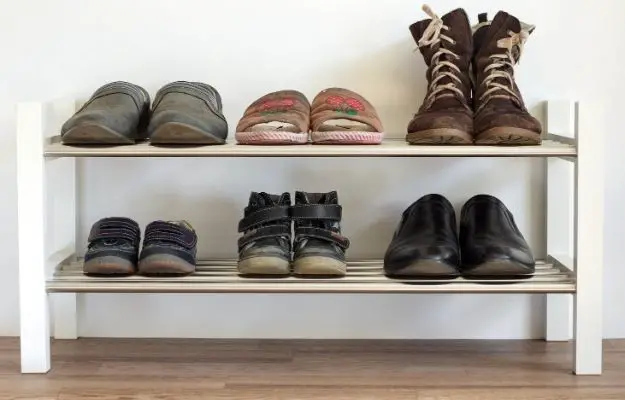 白色木鞋架- 鞋架- CA |  最適合您的 7 款 DIY 家具 |  鞋架