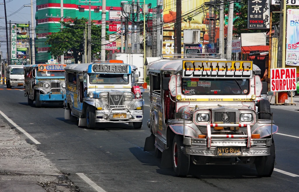 jeepneys in the Phillipines