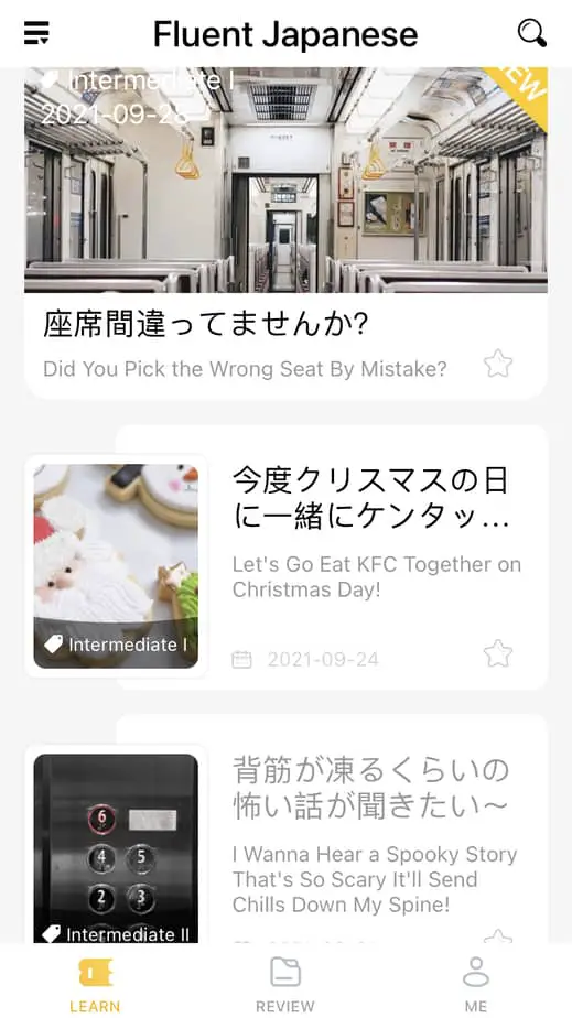 LingoDeer Fluent Japanese Practice Screenshot